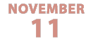 NOVEMBER|11
